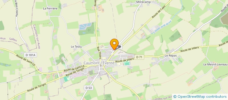 localisation de l'entreprise MADAME NICOLE BISSON à CAHAGNES
