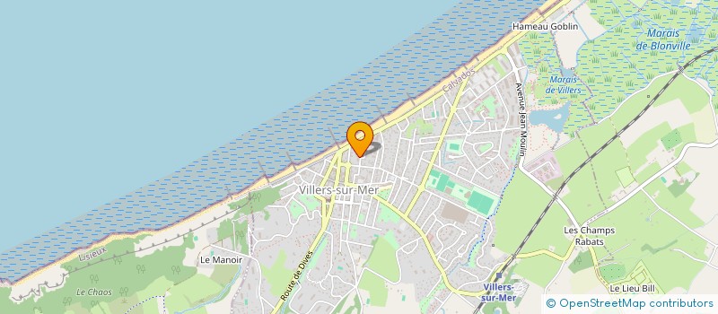localisation de l'entreprise MADAME NICOLE BIZEAU à VILLERS-SUR-MER