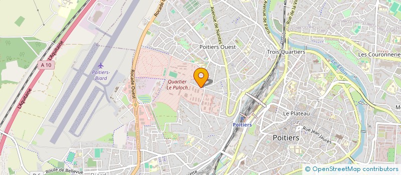 localisation de l'entreprise MADAME NICOLE BLANCHARD à POITIERS