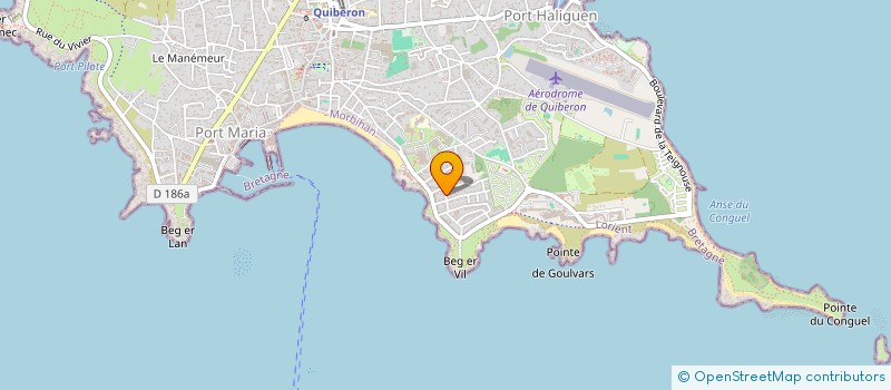 localisation de l'entreprise MADAME NICOLE BLANCHARD à QUIBERON