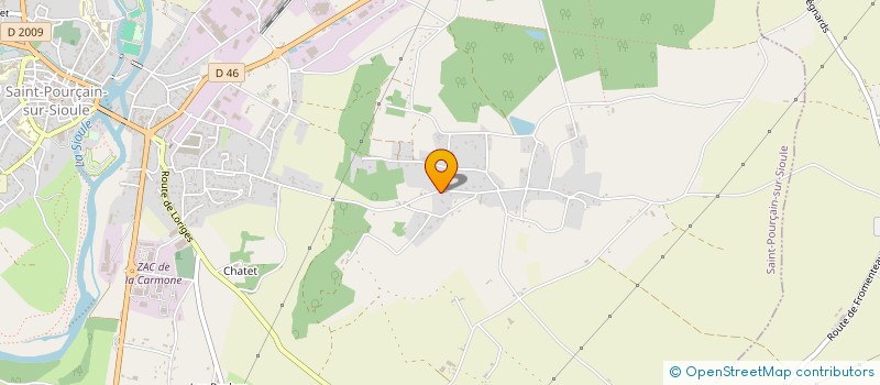 localisation de l'entreprise MADAME NICOLE BLANDIN  SAINT-POURCAIN-SUR-SIOULE