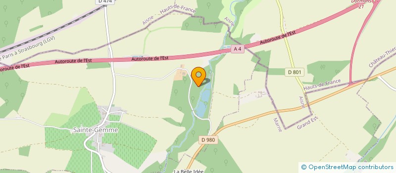 localisation de l'entreprise MADAME NICOLE BLIN  SAINTE-GEMME