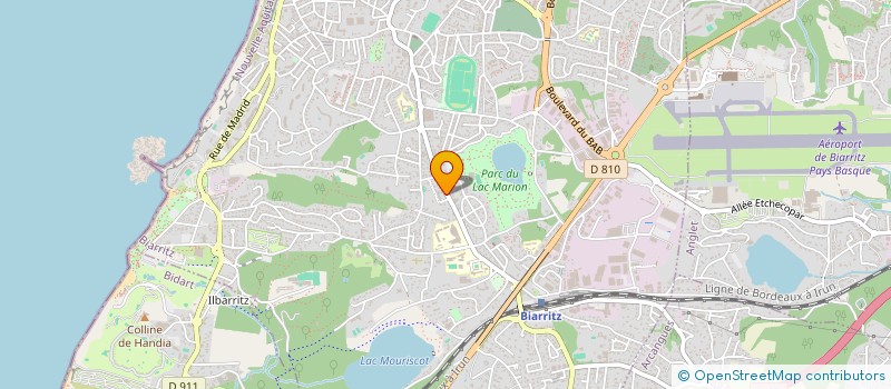 localisation de l'entreprise MADAME NICOLE BOILLEAU  BIARRITZ