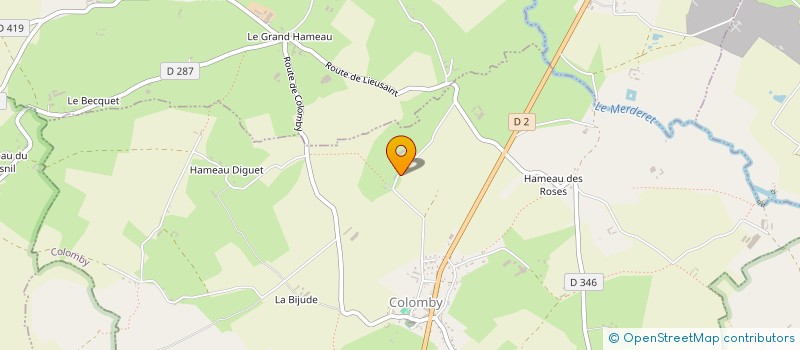 localisation de l'entreprise MADAME NICOLE BONNEL  SAINT-GERMAIN-DE-TOURNEBUT