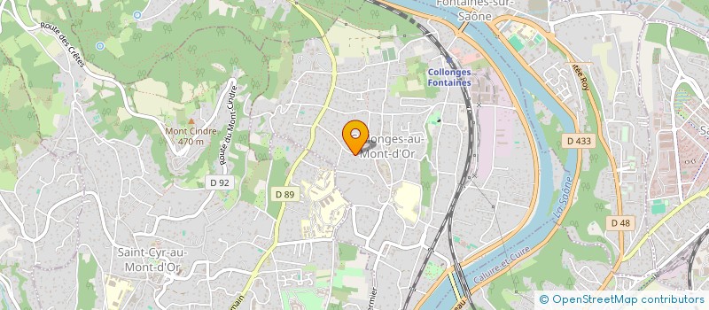 localisation de l'entreprise MADAME NICOLE BONNET  COLLONGES-AU-MONT-D'OR
