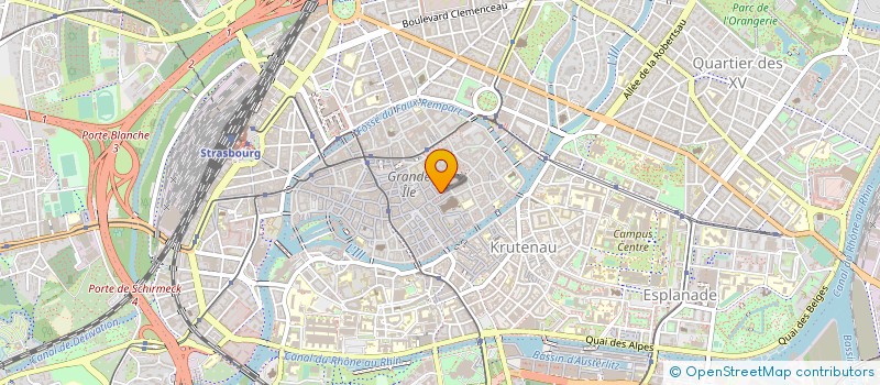 localisation de l'entreprise MADAME NICOLE BONTZ à STRASBOURG