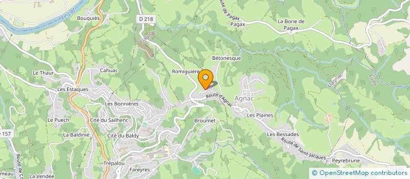 localisation de l'entreprise MADAME NICOLE BORS  DECAZEVILLE