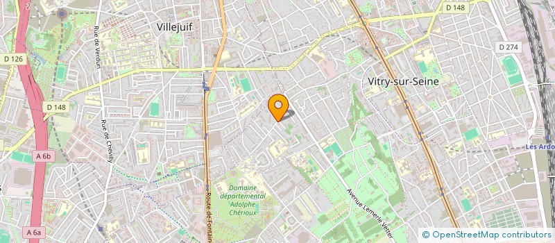 localisation de l'entreprise MADAME NICOLE BOTTI à VITRY-SUR-SEINE
