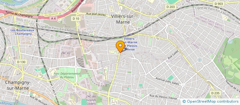 localisation de l'entreprise MADAME NICOLE BOTTIN  VILLIERS-SUR-MARNE