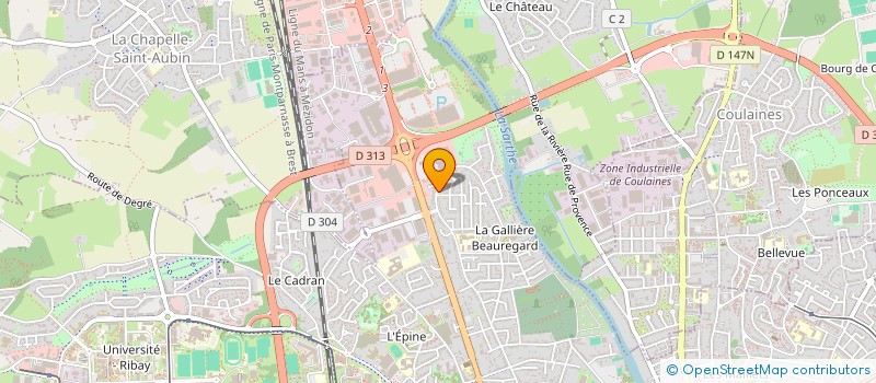 localisation de l'entreprise MADAME NICOLE BOUCHER à LE MANS