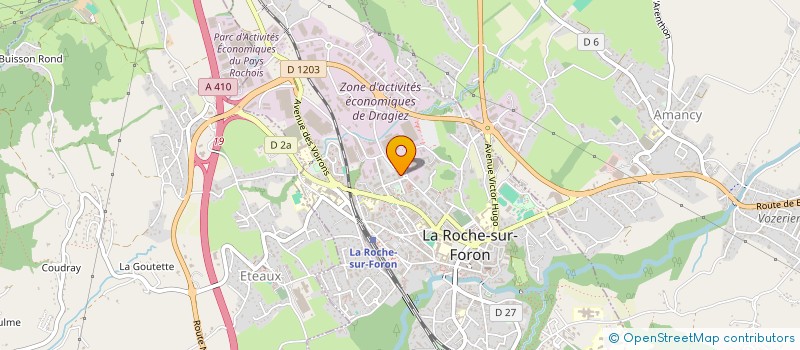 localisation de l'entreprise MADAME NICOLE BOUCLIER  LA ROCHE-SUR-FORON