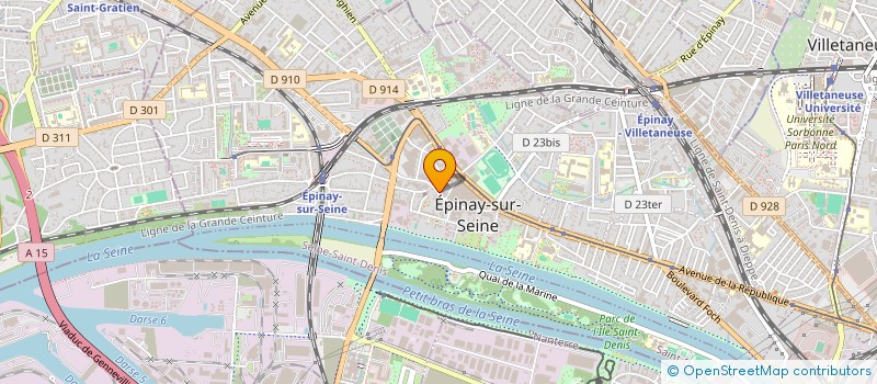 localisation de l'entreprise MADAME NICOLE BOUDET à EPINAY-SUR-SEINE