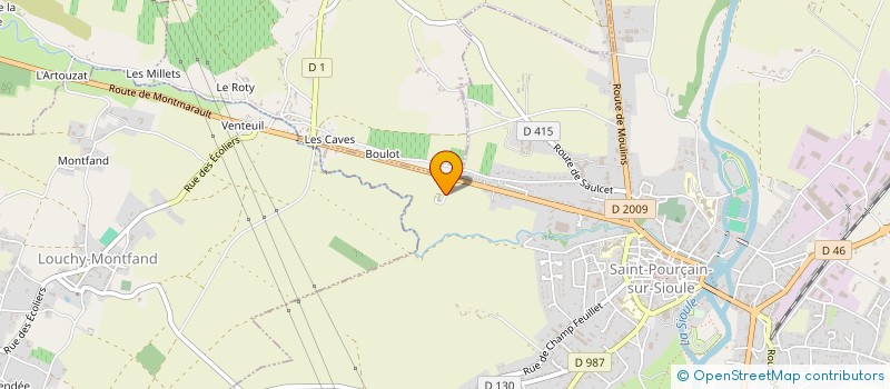 localisation de l'entreprise MADAME NICOLE BOUDOT  BRANSAT