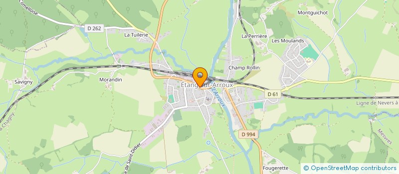 localisation de l'entreprise MADAME NICOLE BOUILLOT  ETANG-SUR-ARROUX