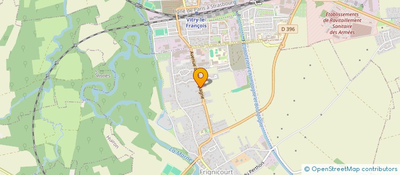 localisation de l'entreprise MADAME NICOLE BOUILLY  FRIGNICOURT