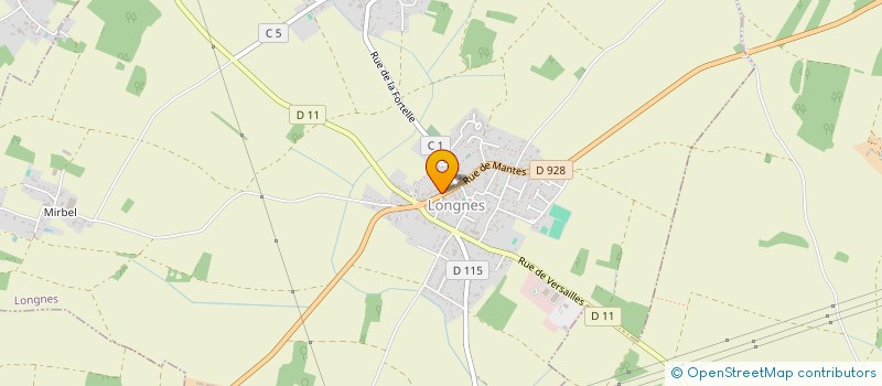 localisation de l'entreprise MADAME NICOLE BOULANGER  LONGNES