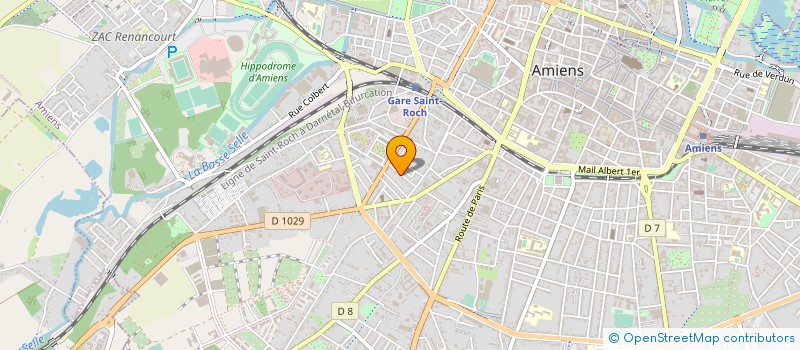 localisation de l'entreprise MADAME NICOLE BOURDON  AMIENS