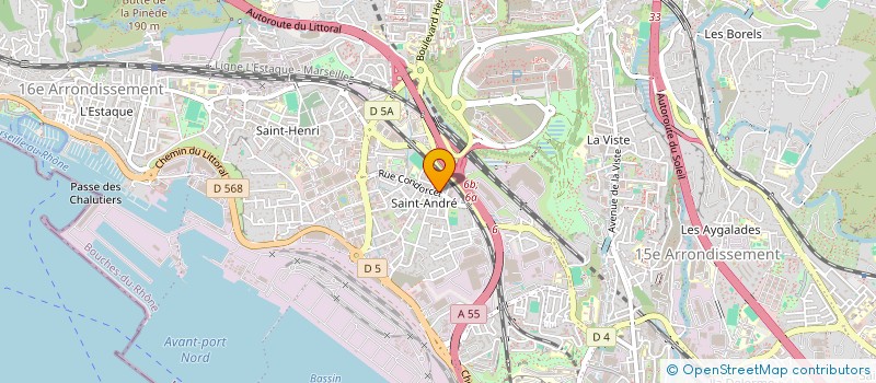 localisation de l'entreprise MADAME NICOLE BOURGAULT à MARSEILLE