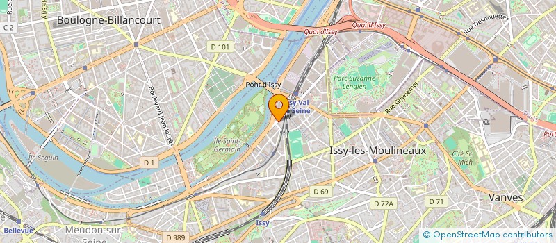 localisation de l'entreprise MADAME NICOLE BOURGEOIS à ISSY-LES-MOULINEAUX