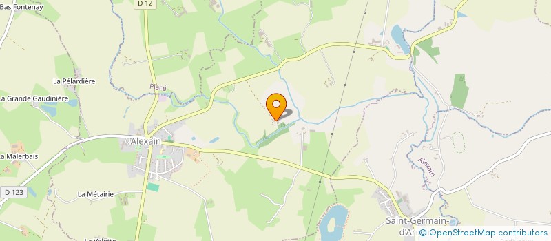 localisation de l'entreprise MADAME NICOLE BOURGES  ALEXAIN