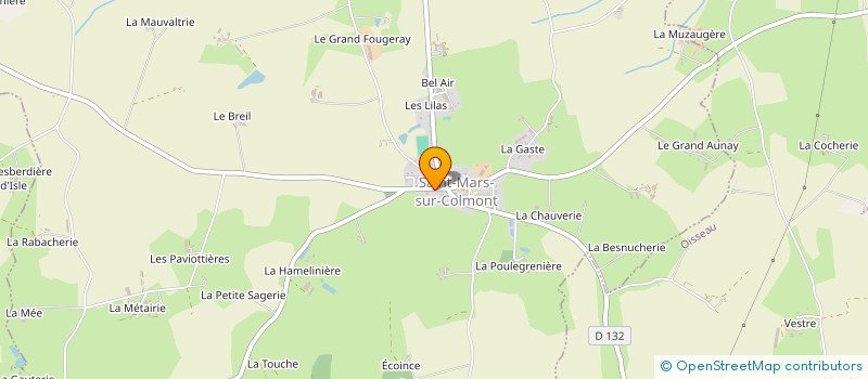 localisation de l'entreprise MADAME NICOLE BOURGNEUF  SAINT-MARS-SUR-COLMONT