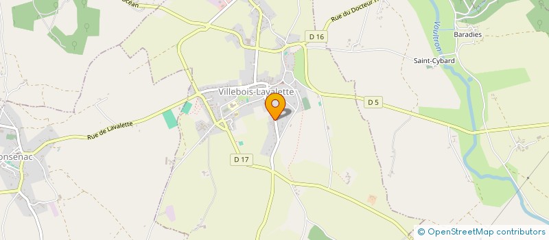 localisation de l'entreprise MADAME NICOLE BOURON à VILLEBOIS-LAVALETTE