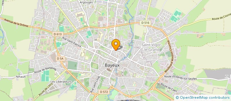 localisation de l'entreprise MADAME NICOLE BOUTMARD  BAYEUX