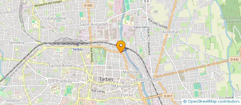 localisation de l'entreprise MADAME NICOLE BRANA  TARBES