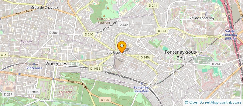 localisation de l'entreprise MADAME NICOLE BRETON à FONTENAY-SOUS-BOIS