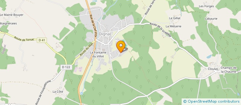 localisation de l'entreprise MADAME NICOLE BRISSON à FOUQUEBRUNE