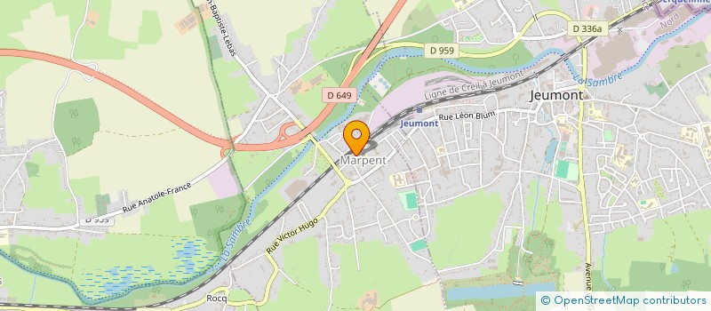 localisation de l'entreprise MADAME NICOLE BROODCOORENS  MARPENT