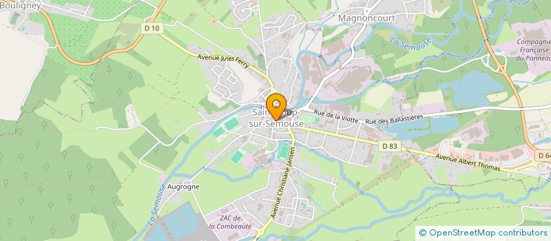 localisation de l'entreprise MADAME NICOLE BROTONS  SAINT-LOUP-SUR-SEMOUSE