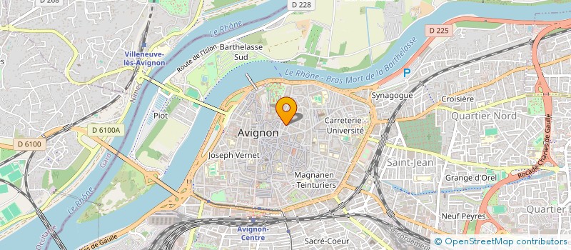 localisation de l'entreprise MADAME NICOLE BRUNEL  AVIGNON