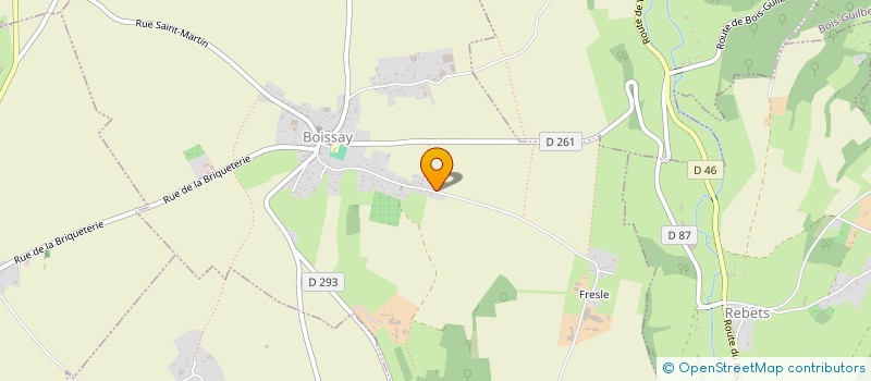 localisation de l'entreprise MADAME NICOLE BURETTE  BOISSAY