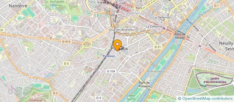 localisation de l'entreprise MADAME NICOLE CAILLAT  PUTEAUX