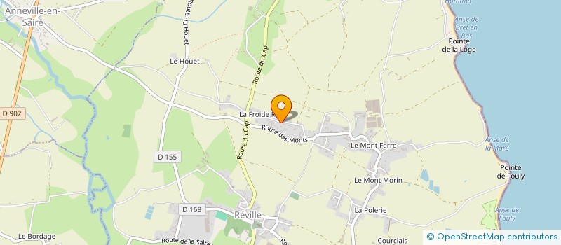 localisation de l'entreprise MADAME NICOLE CAILLET  REVILLE