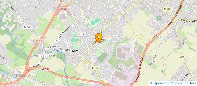 localisation de l'entreprise MADAME NICOLE CALLEMEYN  HEM