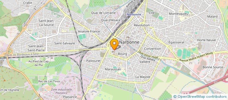 localisation de l'entreprise MADAME NICOLE CAMINADE  NARBONNE