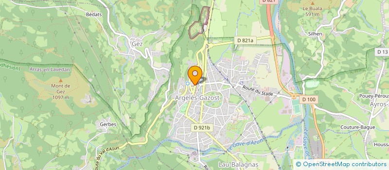 localisation de l'entreprise MADAME NICOLE CAMPET  ARGELES-GAZOST