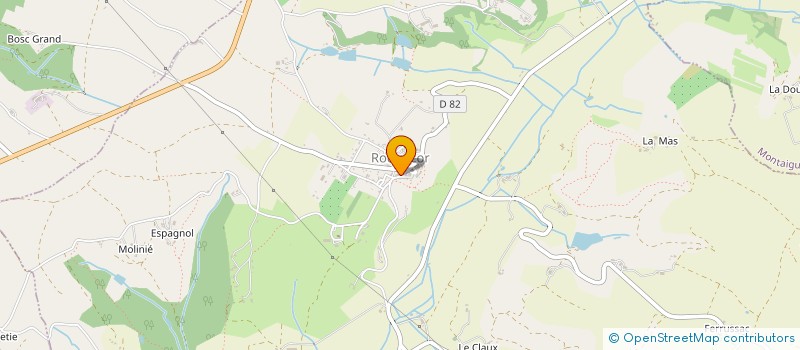 localisation de l'entreprise MADAME NICOLE CANTAREL  MONTAIGU-DE QUERCY