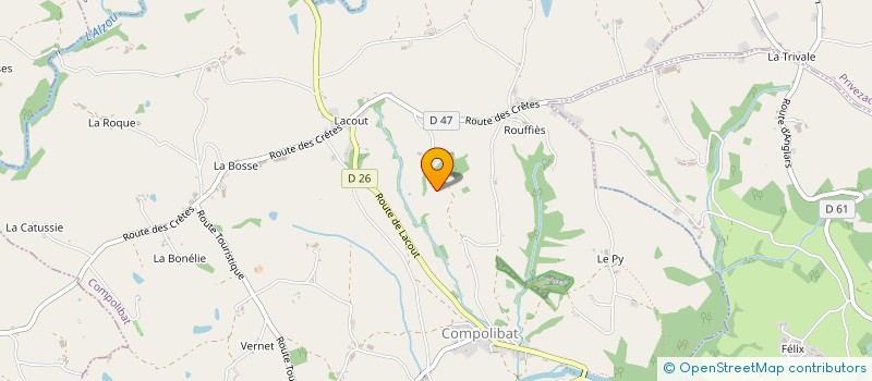 localisation de l'entreprise MADAME NICOLE CARRIER  COMPOLIBAT