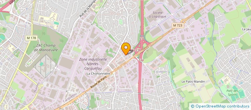 localisation de l'entreprise MADAME NICOLE CARTEREAU  CARQUEFOU