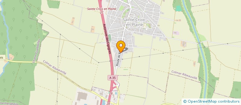 localisation de l'entreprise MADAME NICOLE CARTERON  SAINTE-CROIX-EN-PLAINE