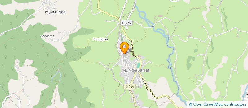 localisation de l'entreprise MADAME NICOLE CASSAGNES  MUR-DE-BARREZ