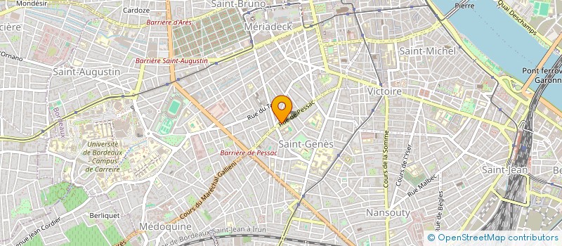 localisation de l'entreprise MADAME NICOLE CASSIN à BORDEAUX