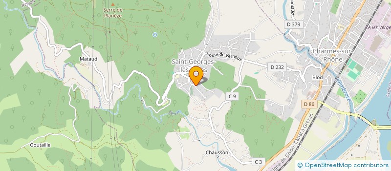 localisation de l'entreprise MADAME NICOLE CASTAN  SAINT-GEORGES-LES-BAINS