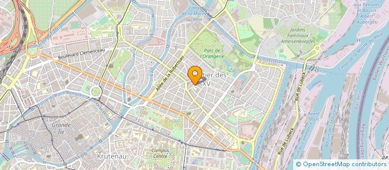 localisation de l'entreprise MADAME NICOLE CERF à STRASBOURG