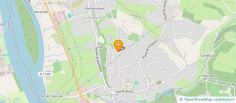 localisation de l'entreprise MADAME NICOLE CHAMBINAUD  LATRESNE