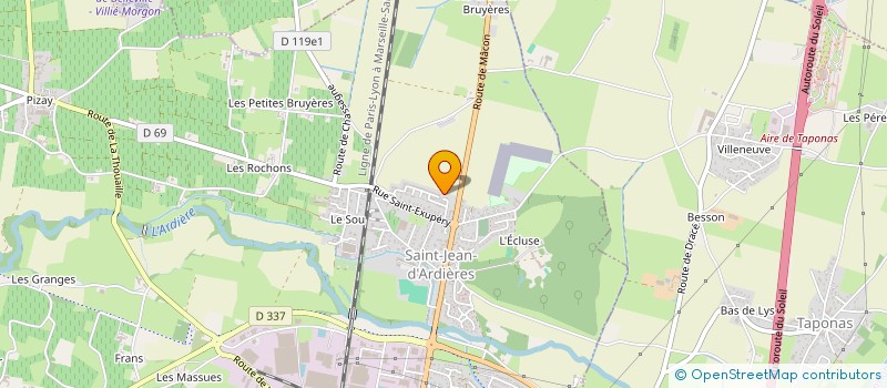 localisation de l'entreprise MADAME NICOLE CHAMPION  BELLEVILLE-EN-BEAUJOLAIS