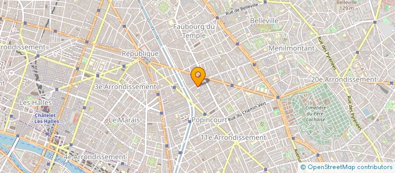 localisation de l'entreprise MADAME NICOLE CHAPELLE à PARIS 11